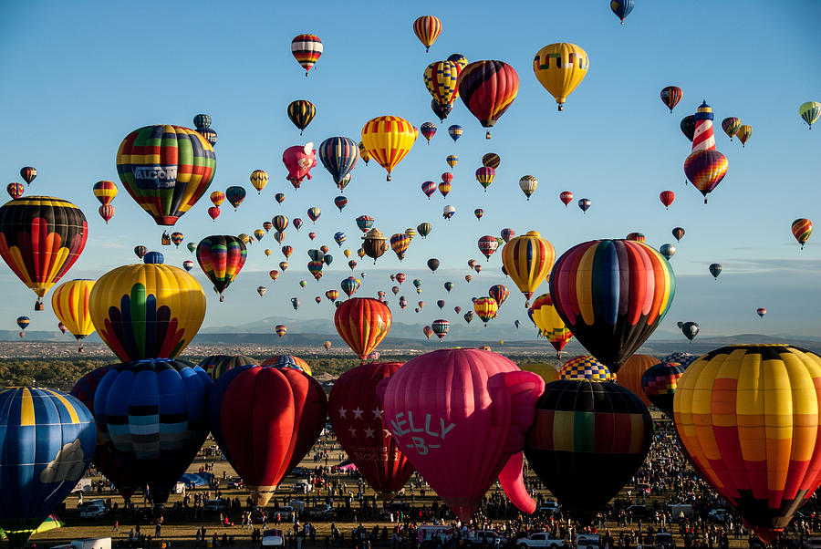 Mass Ascension Photograph by Greg Meland Pixels