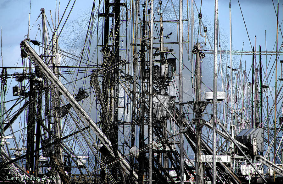 Mass of Mast Photograph by Larry Keahey