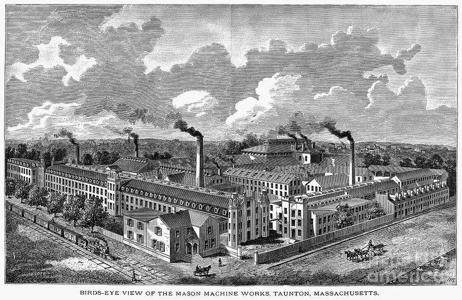 Massachusetts: Factory Photograph by Granger