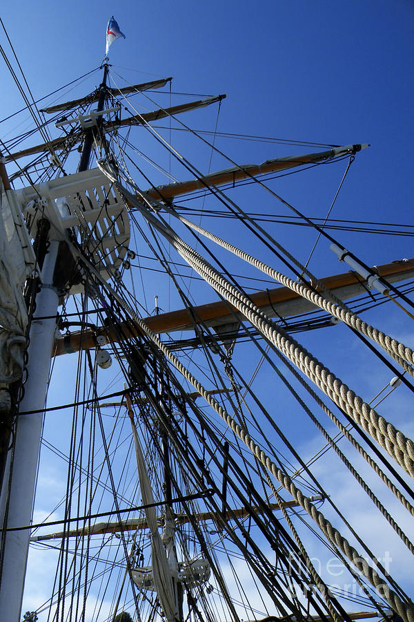 Mast and Rigging Photograph by Loriannah Hespe