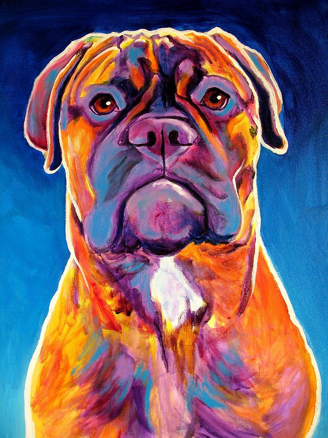 Bullmastiff - Lexi Painting by Dawg Painter