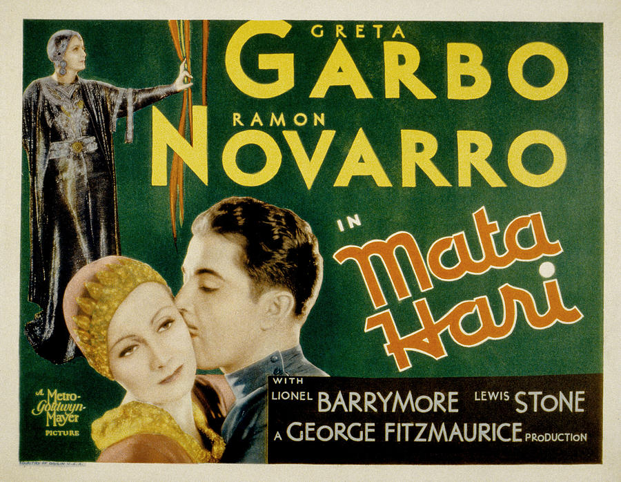 Movie Photograph - Mata Hari, Greta Garbo, Ramon Navarro by Everett