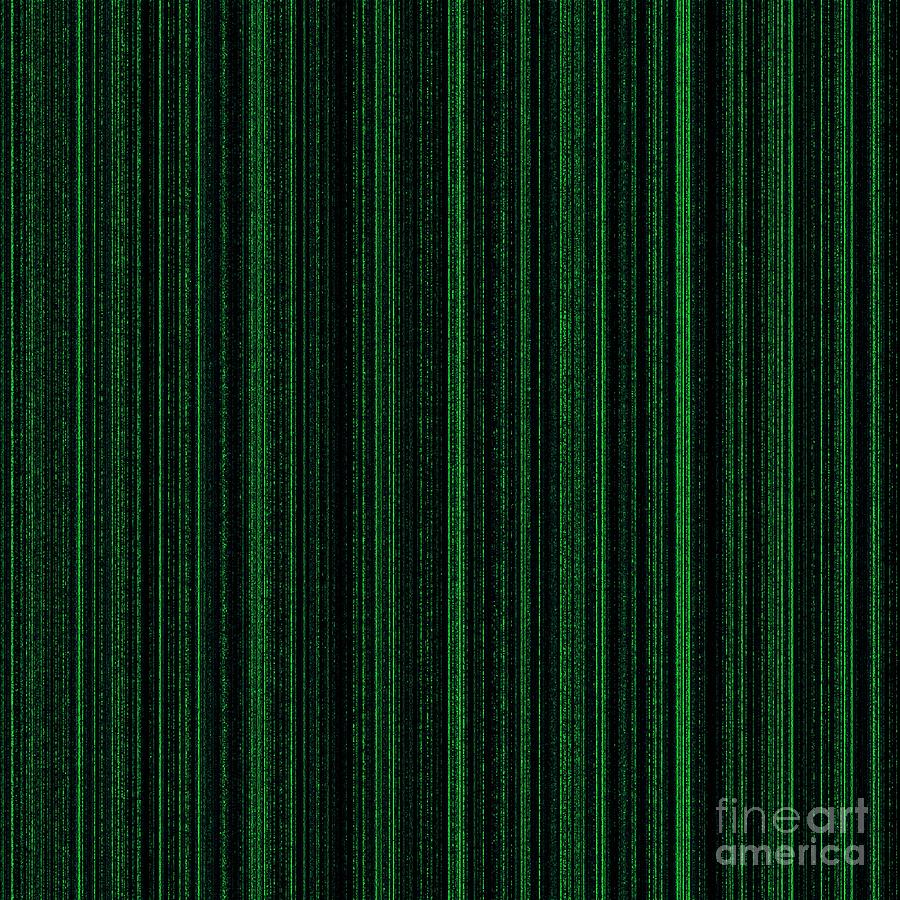 Matrix Green Digital Art by Henrik Lehnerer