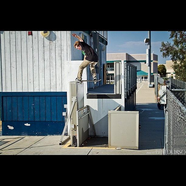 Temecula Photograph - Matt Cary - F/s Noseslide - Temecula by Andrew Durso