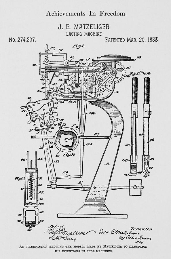 Matzeliger's Lasting Machine Photograph by Schomburg Center For ...