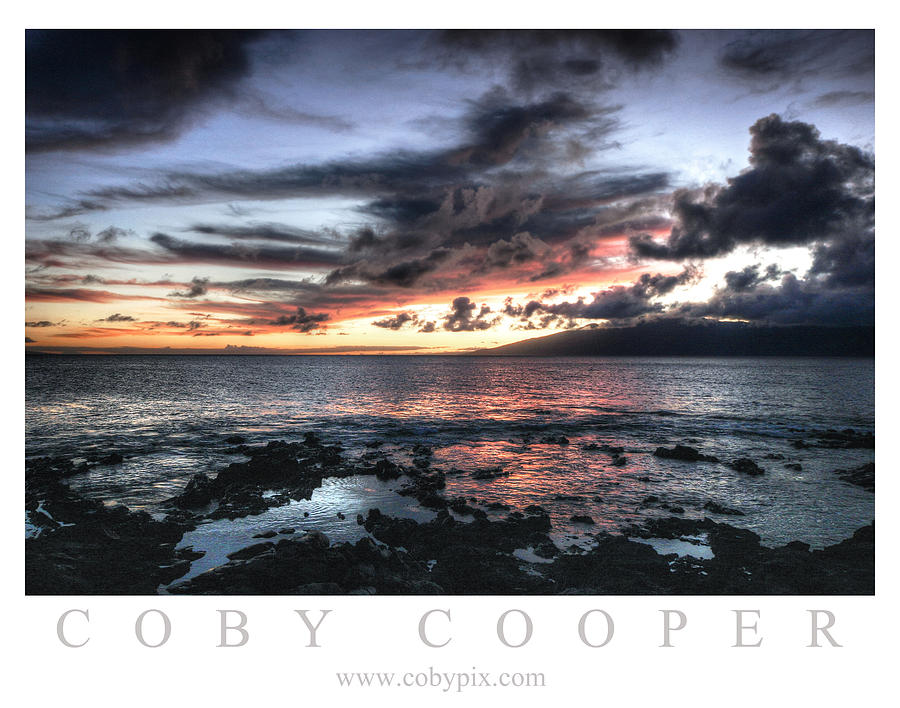 Maui Sunset Photograph by Coby Cooper