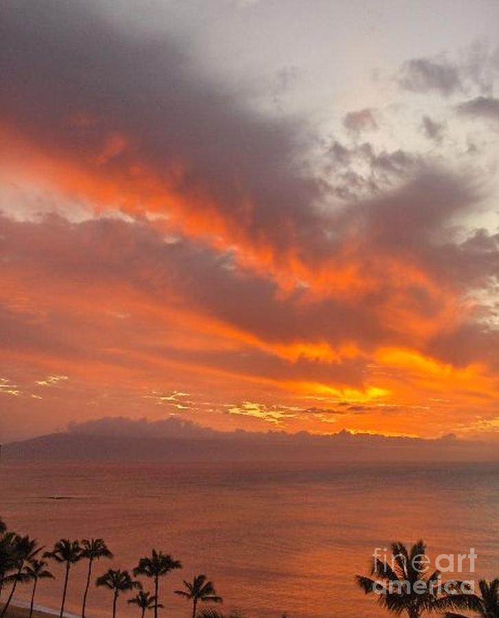 Maui Sunset Photograph by Verlayn McManus Pixels