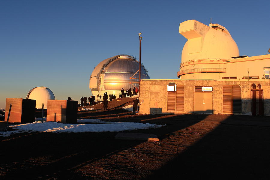 Telescope Photograph - Mauna Kea Observatories by Scott Rackers