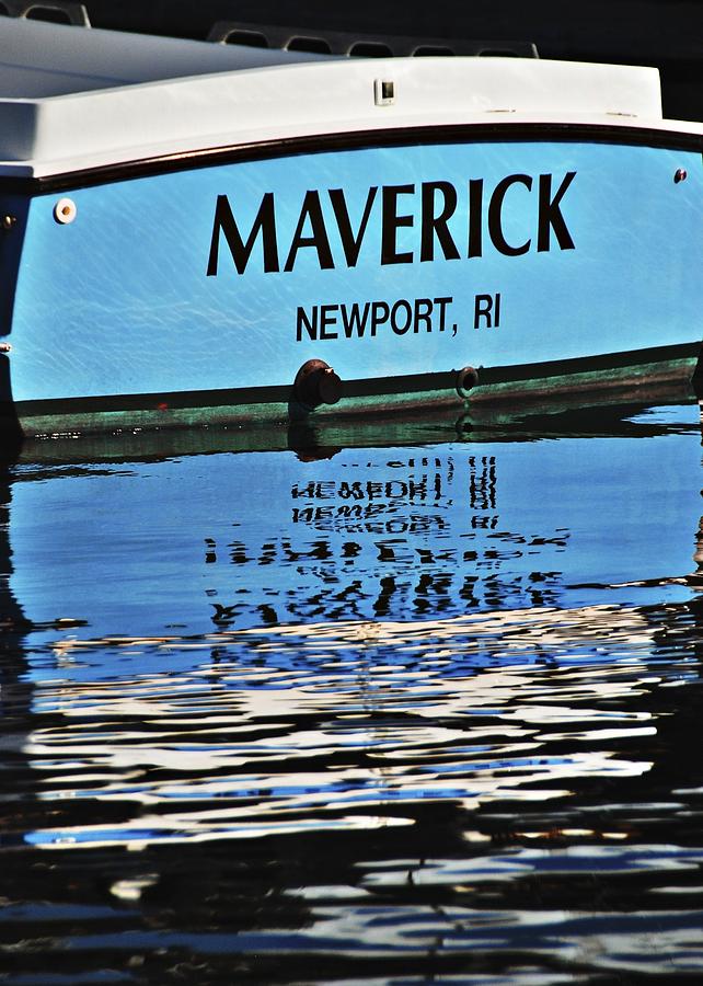 Boat Photograph - Maverick Reflection by Ryan Louis Maccione