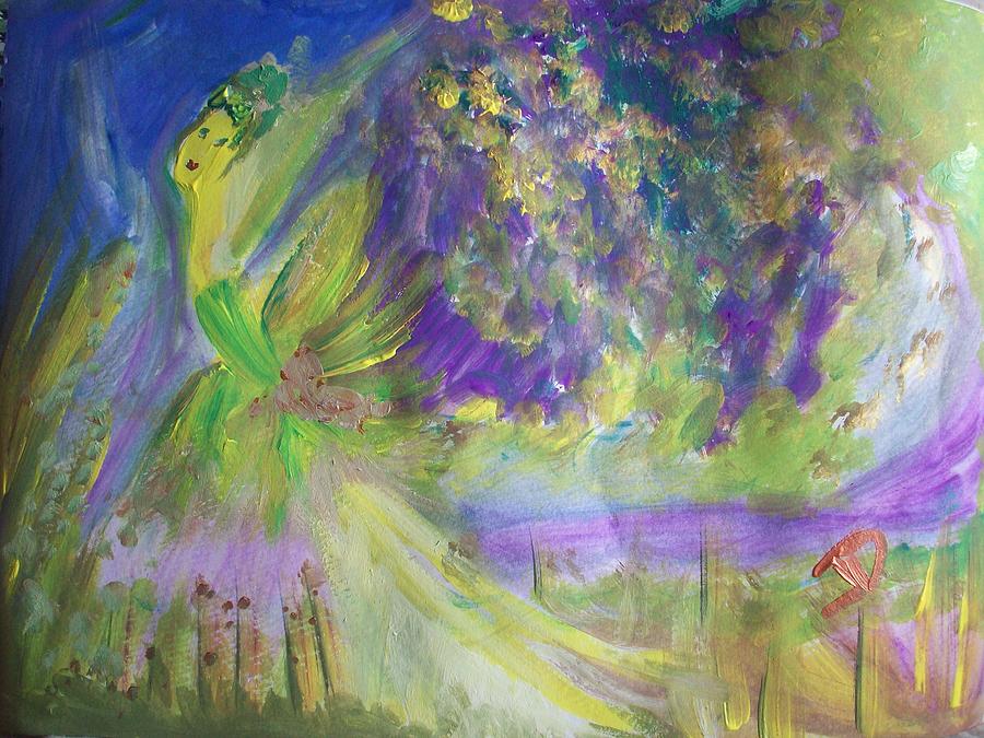 May Fairy Painting by Judith Desrosiers