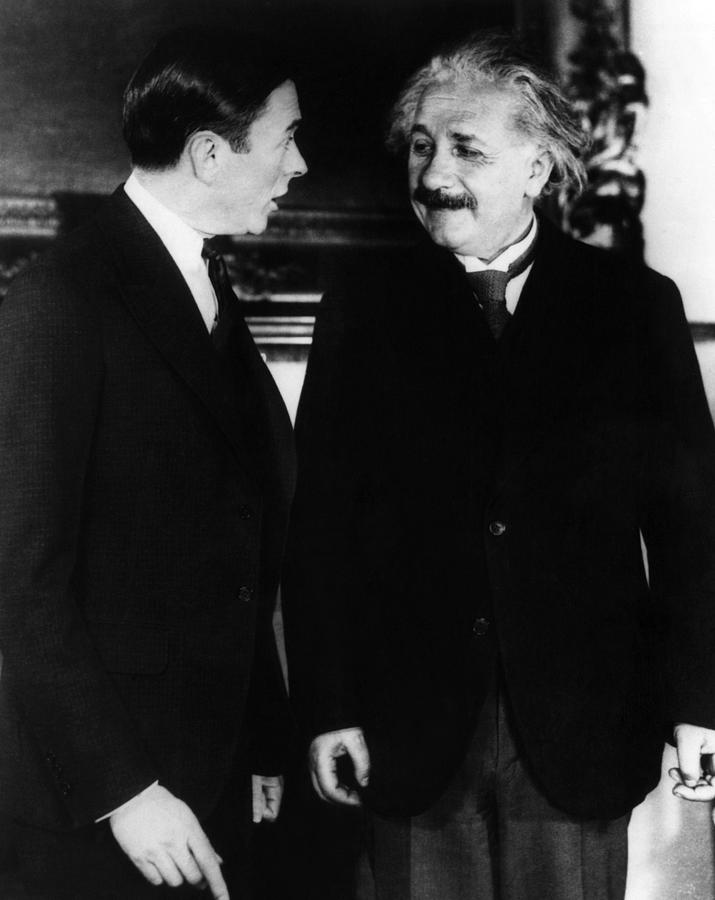 Mayor James Walker And Albert Einstein Photograph by Everett