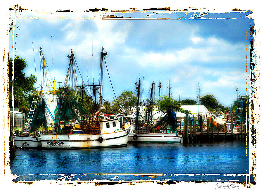 Mayport shrimp boats Photograph by Linda Olsen