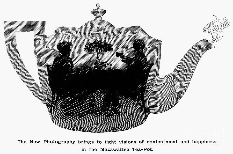 Mazawattee Teapot Ad, 1896 Photograph by Granger