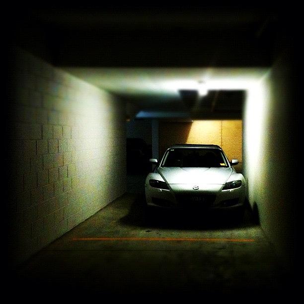 Car Photograph - Mazda Rx8 In The Carpark #fcnphoto #kik by Luke Fuda