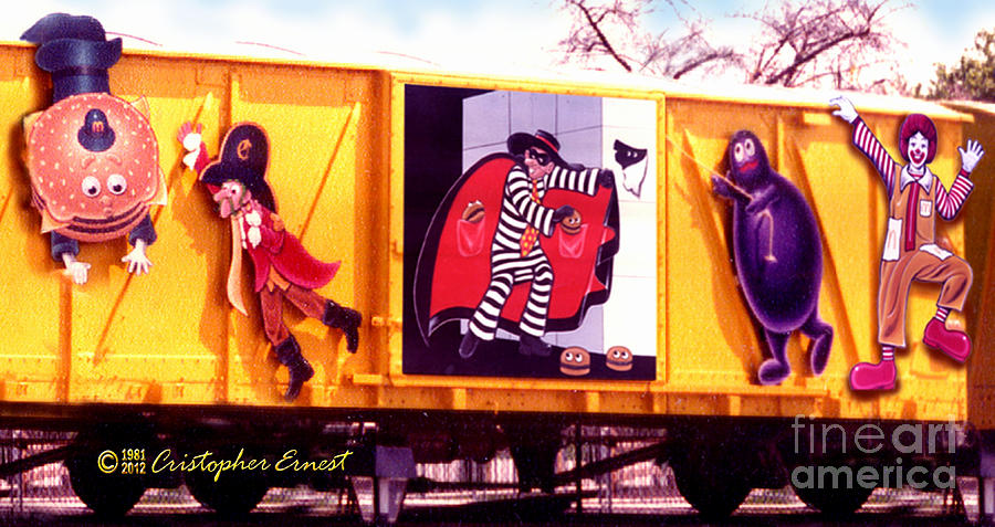 McBoxcar Painting by Cristophers Dream Artistry