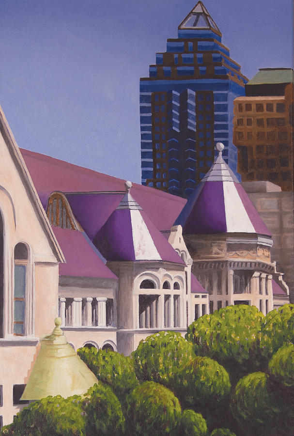 McGill Peaks Painting by Duane Gordon