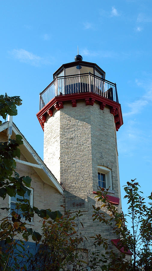 Mcgulpin Point Light House Michigan Photograph