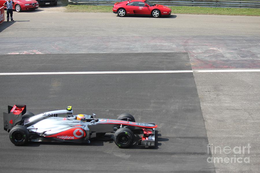 McLaren - Lewis Hamilton Photograph by David Grant