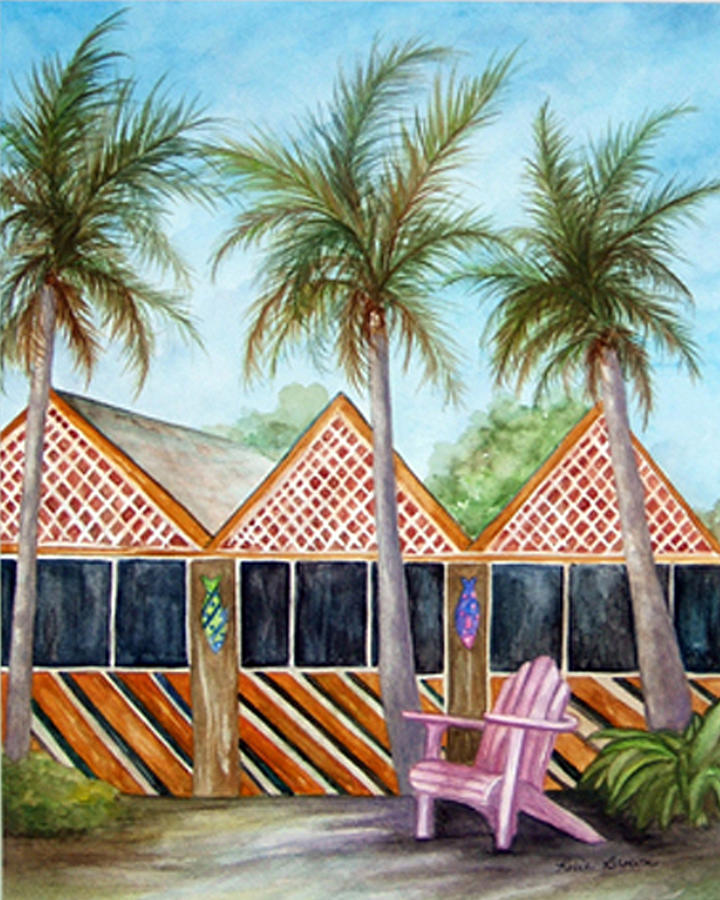 Architecture Painting - McT Sanibel Island by Rosie Brown