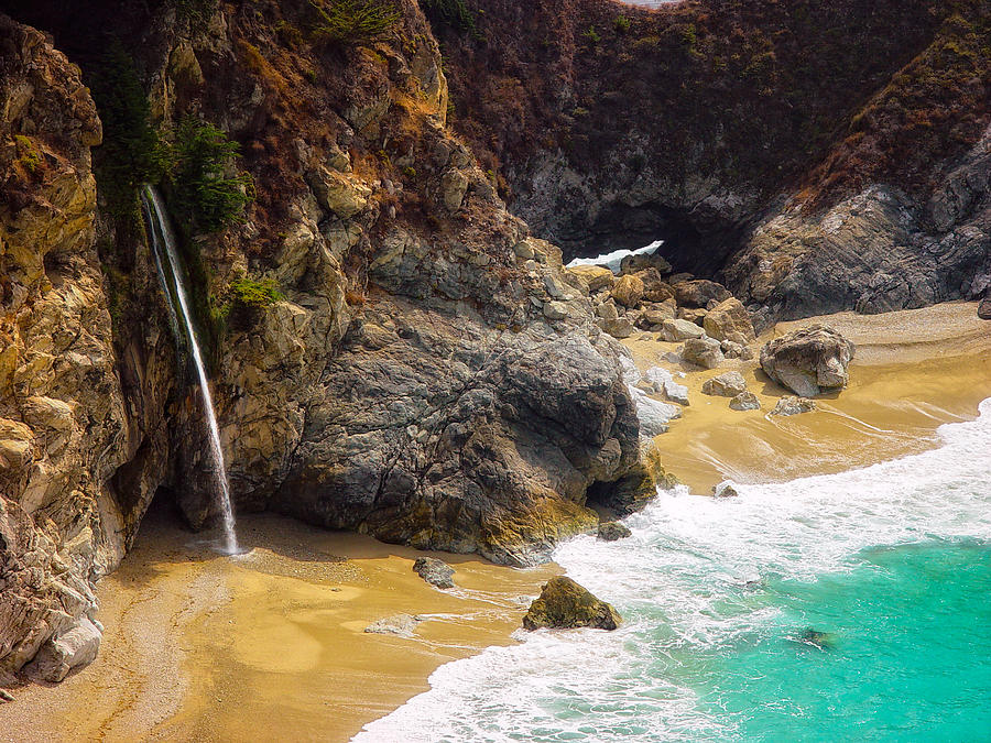 McWay Falls California Photograph by Douglas Pulsipher