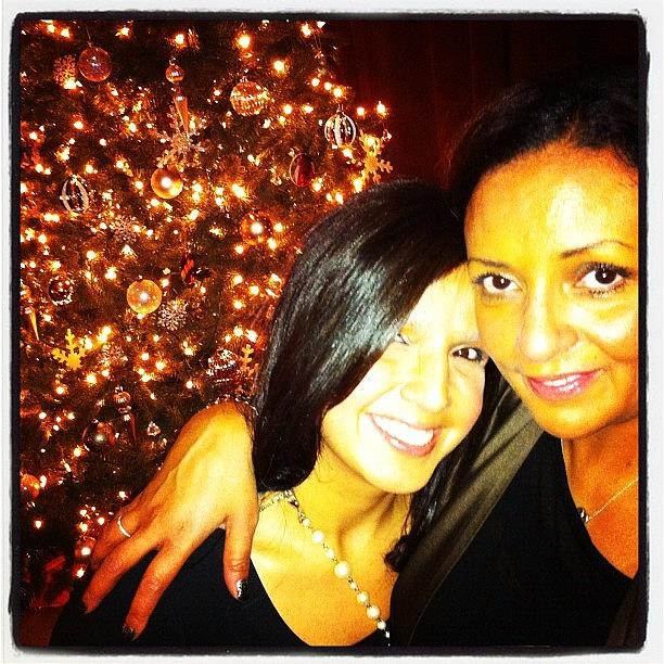 Holiday Photograph - Me And @sanaz928 With The Pretty Tree!! by Lianne Farbes
