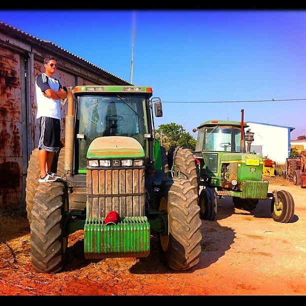 Adidas Photograph - #me #myself #i #adidas #nike #tractor by Alon Ben Levy