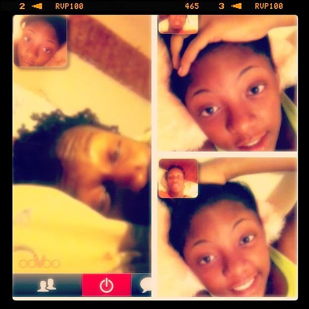 Me &ndd My Babee On Oovoo The Other Photograph by Kyia King