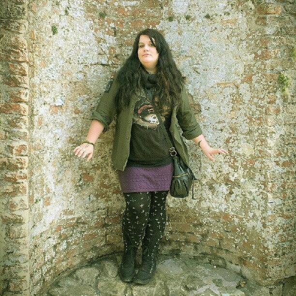 Castle Photograph - Me, Pretending To Be A Greek Statue :d by Bee Mcmahon