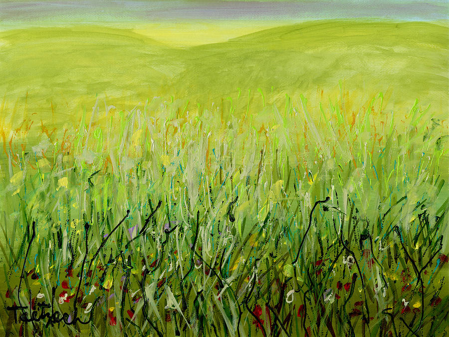 Meadow Four Painting by Lynne Taetzsch