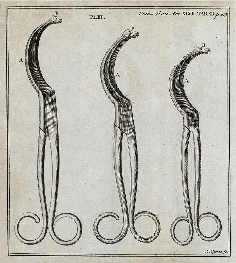 Device Photograph - Medical Forceps, 18th Century by Middle Temple Library