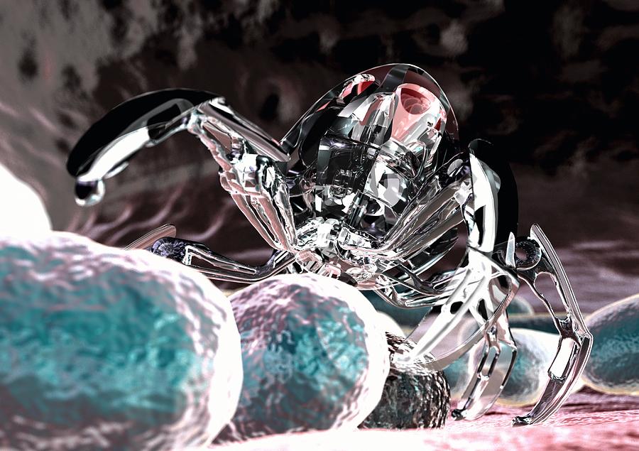 Medical Nanorobot, Artwork Photograph By Animate4.comscience Photo ...