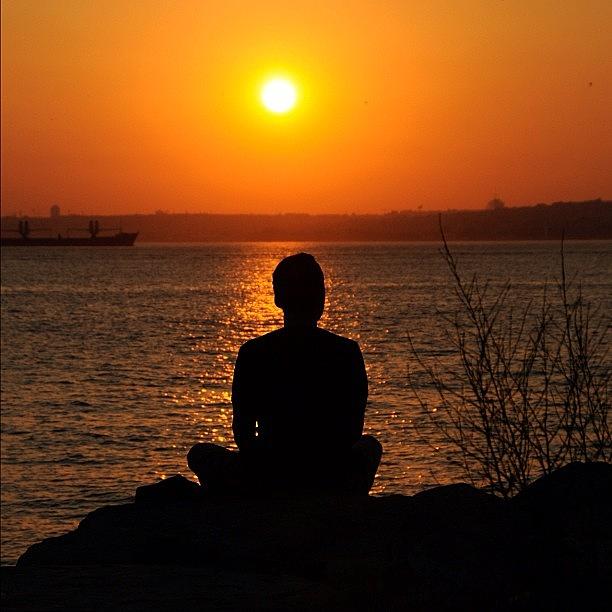 Sunset Photograph - Meditation 🙏good Night My Dear by Omer  Bahadir