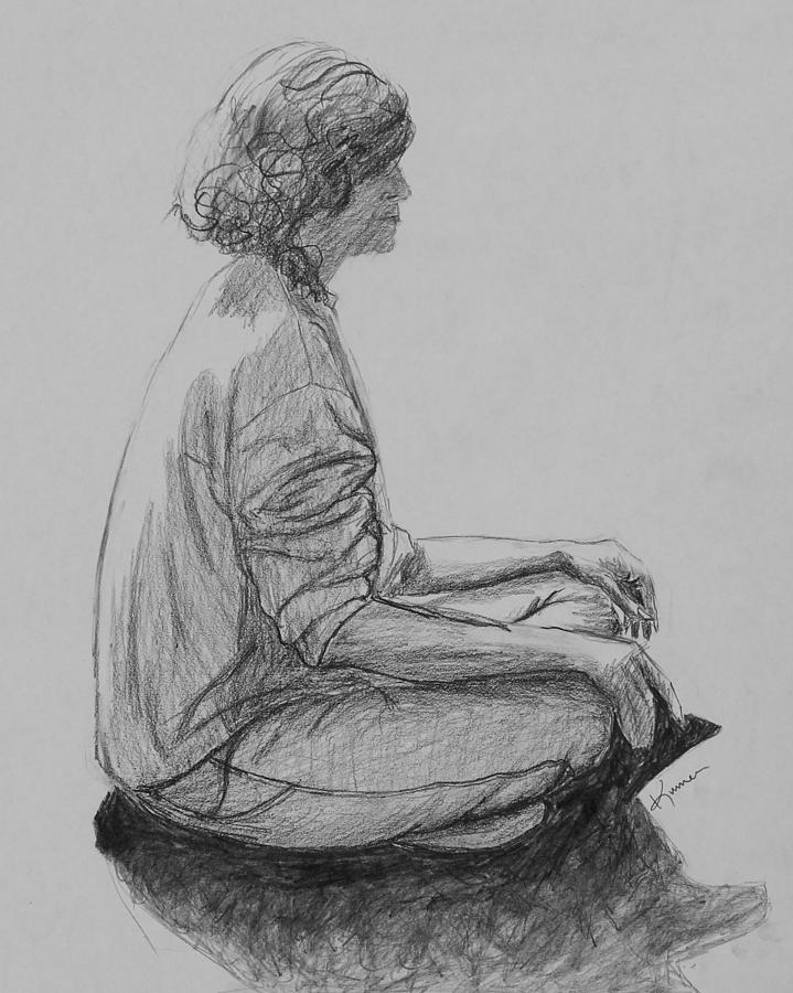 Meditation Drawing by Kume Bryant