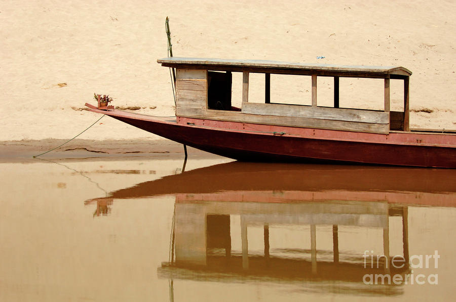 Mekong Reflection 2 Photograph by Bob Christopher