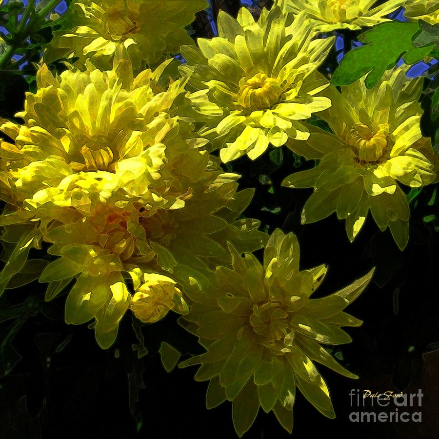 Flower Digital Art - Mellow Yellow by Dale   Ford
