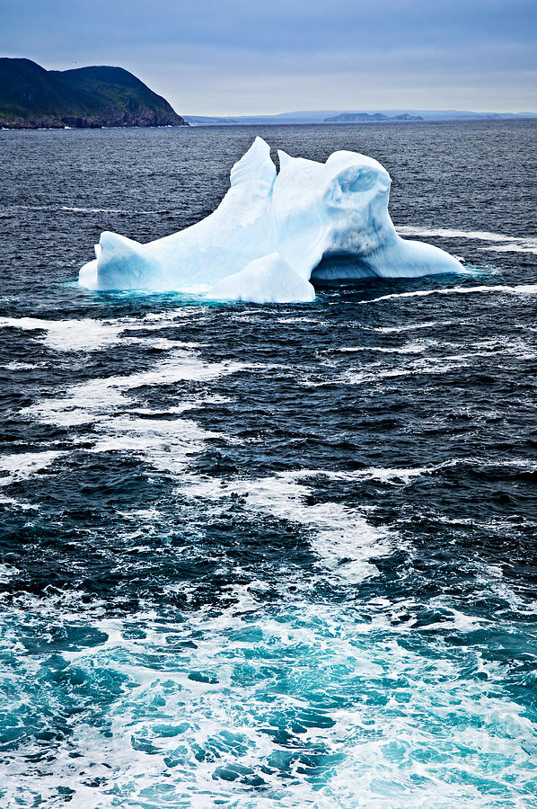 Winter Photograph - Melting iceberg 5 by Elena Elisseeva
