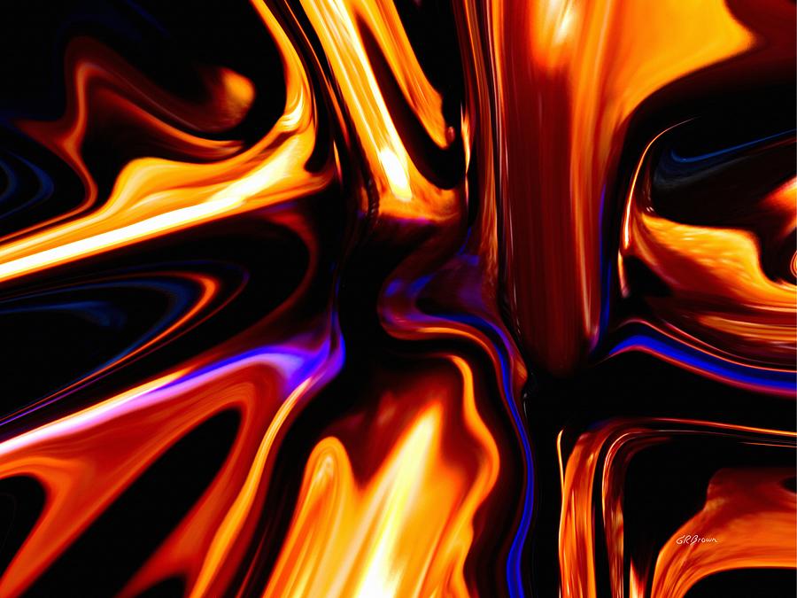 Melting Point of Gold Digital Art by Greg Reed Brown