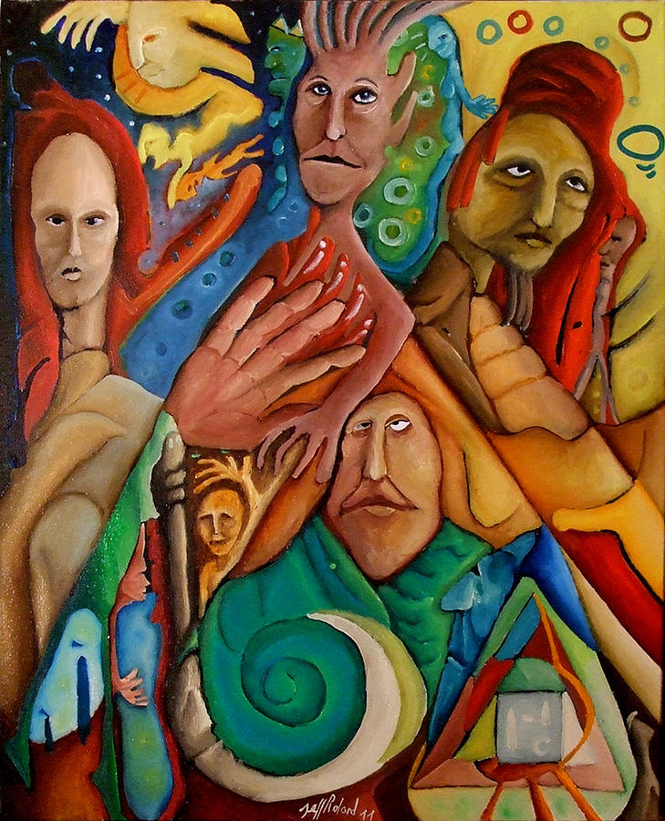 Memento Painting - Memento Mori by Jeff Roland Memento Painting - Memento Mori by Jeff Roland
