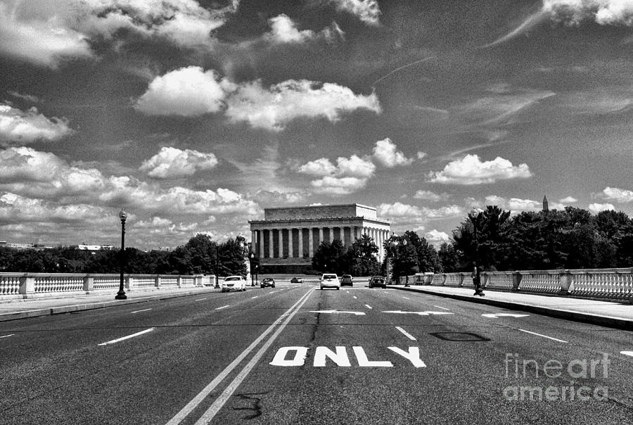 Memorial Bridge and Lincoln Memorial Photograph by Jim Moore