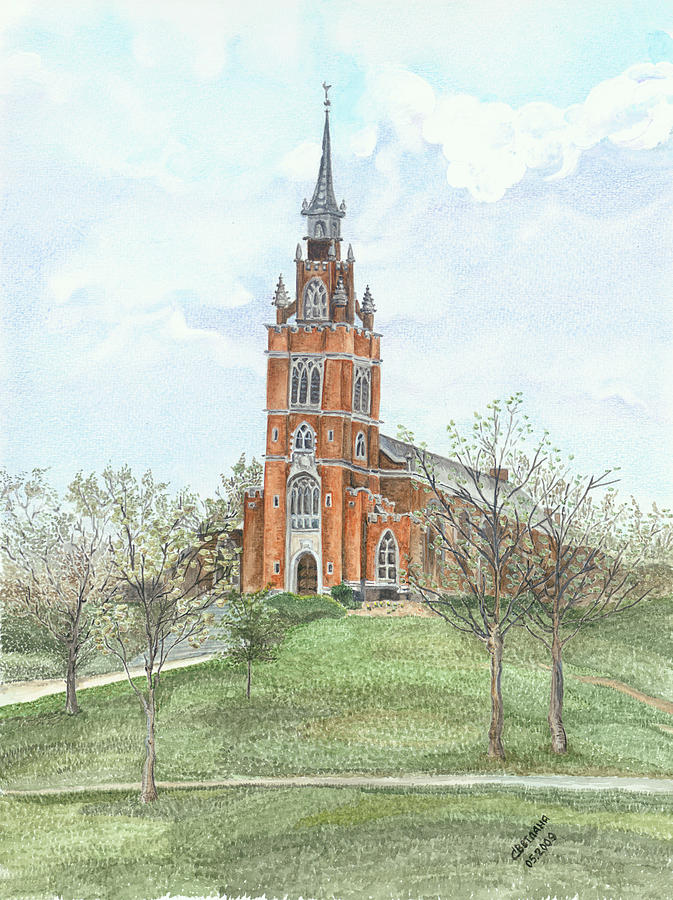 Memorial Chapel  Painting by Svetlana  Jenkins