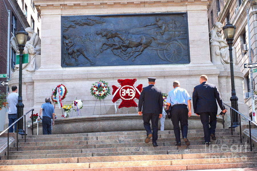 Memorial to the Fallen Firefighters Photograph by Andrea Simon | Fine ...