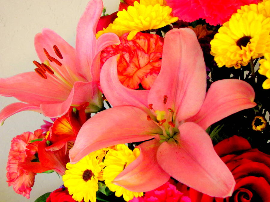 Flowers Still Life Photograph - Memories Flower Bouquet by Amy Bradley