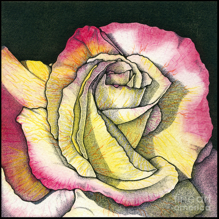 Rose Painting - Memories by Nora Blansett