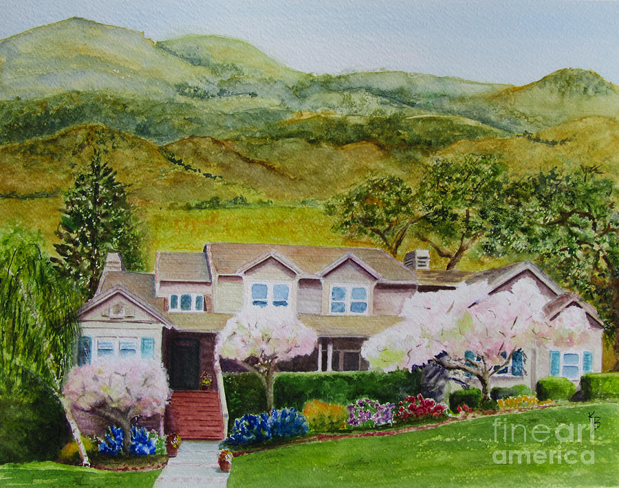 Memories of the Family Home Painting by Karen Fleschler