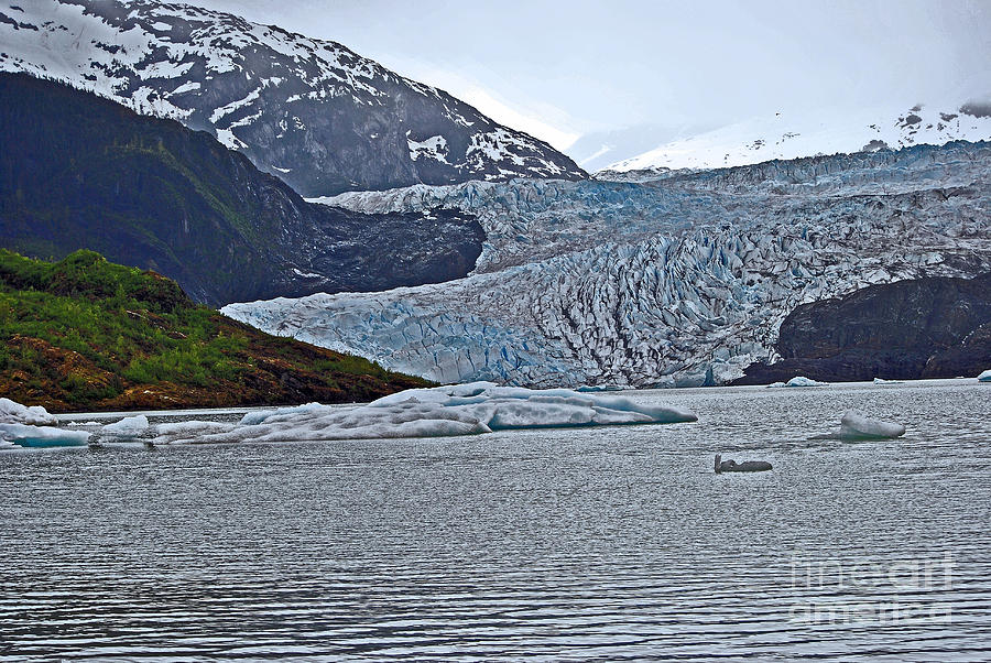 Mendenhall glacier II Photograph by Frank Larkin
