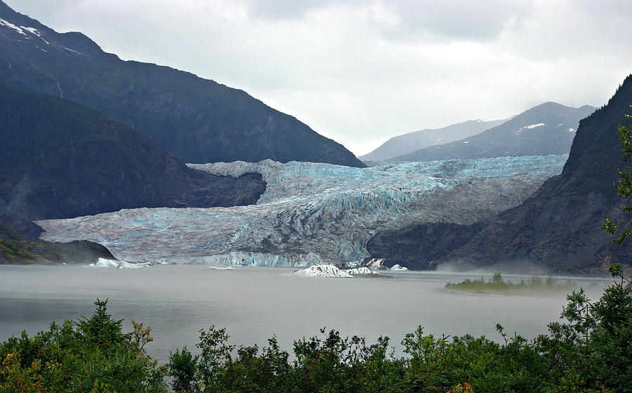 Mendenhall Glacier View Photograph by Marilyn Wilson