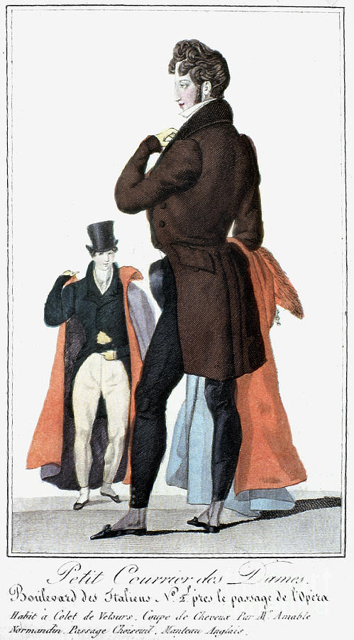 MENS FASHION, c1830 Photograph by Granger - Pixels