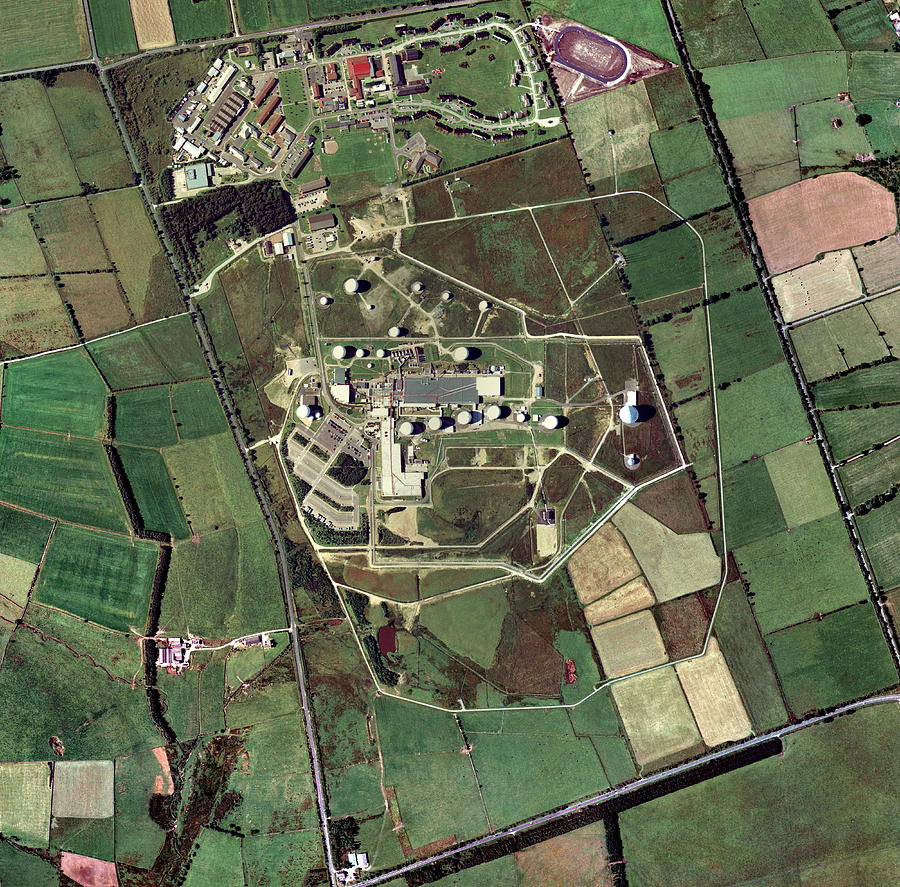 Menwith Hill Photograph - Menwith Hill Spy Base, Aerial Image by Getmapping Plc