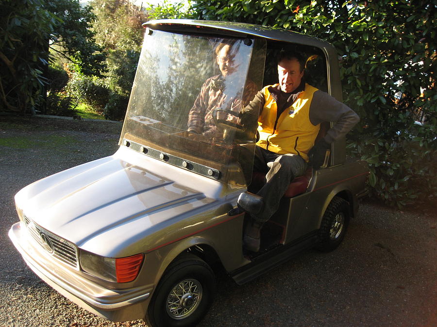 Mercedes Golf Cart Photograph by Kym Backland