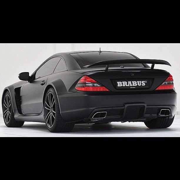 Car Photograph - #mercedes #sl65 #blackedition #brabus by Exotic Rides
